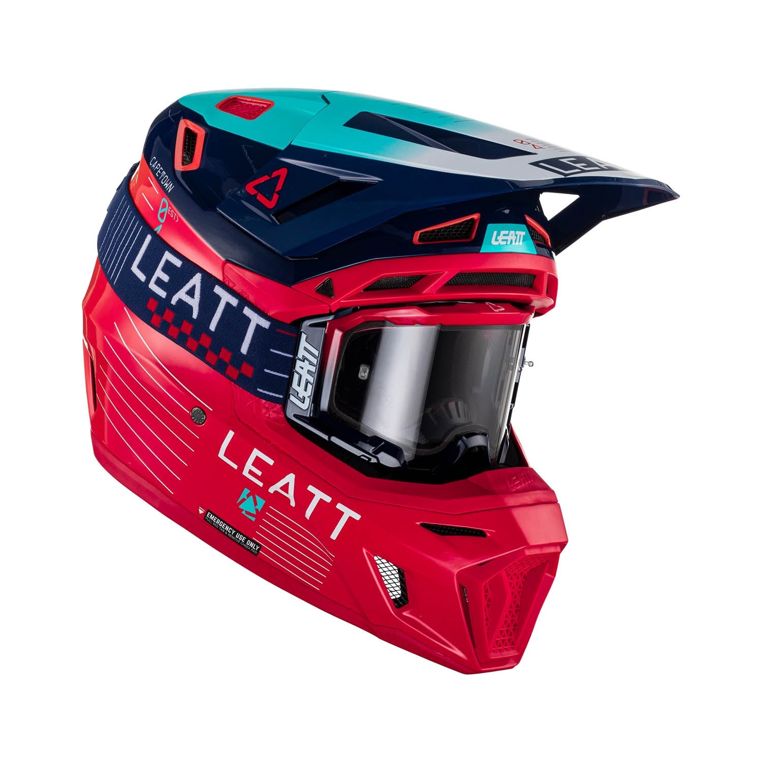 Casco Kit Moto 8.5 con Gafas Velocity 5.5 V24.1