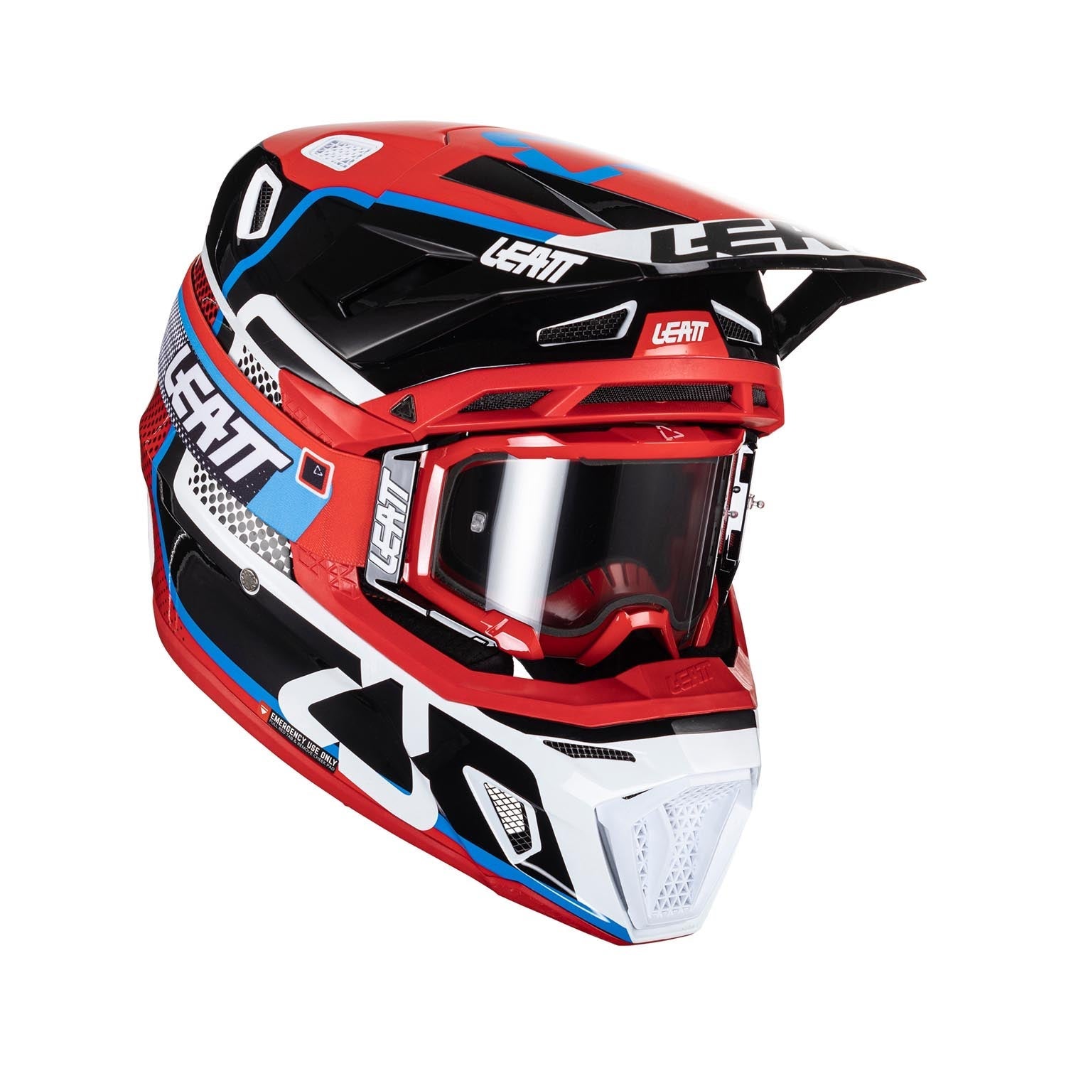 Casco Kit Moto 8.5 con Gafas Velocity 5.5 V24