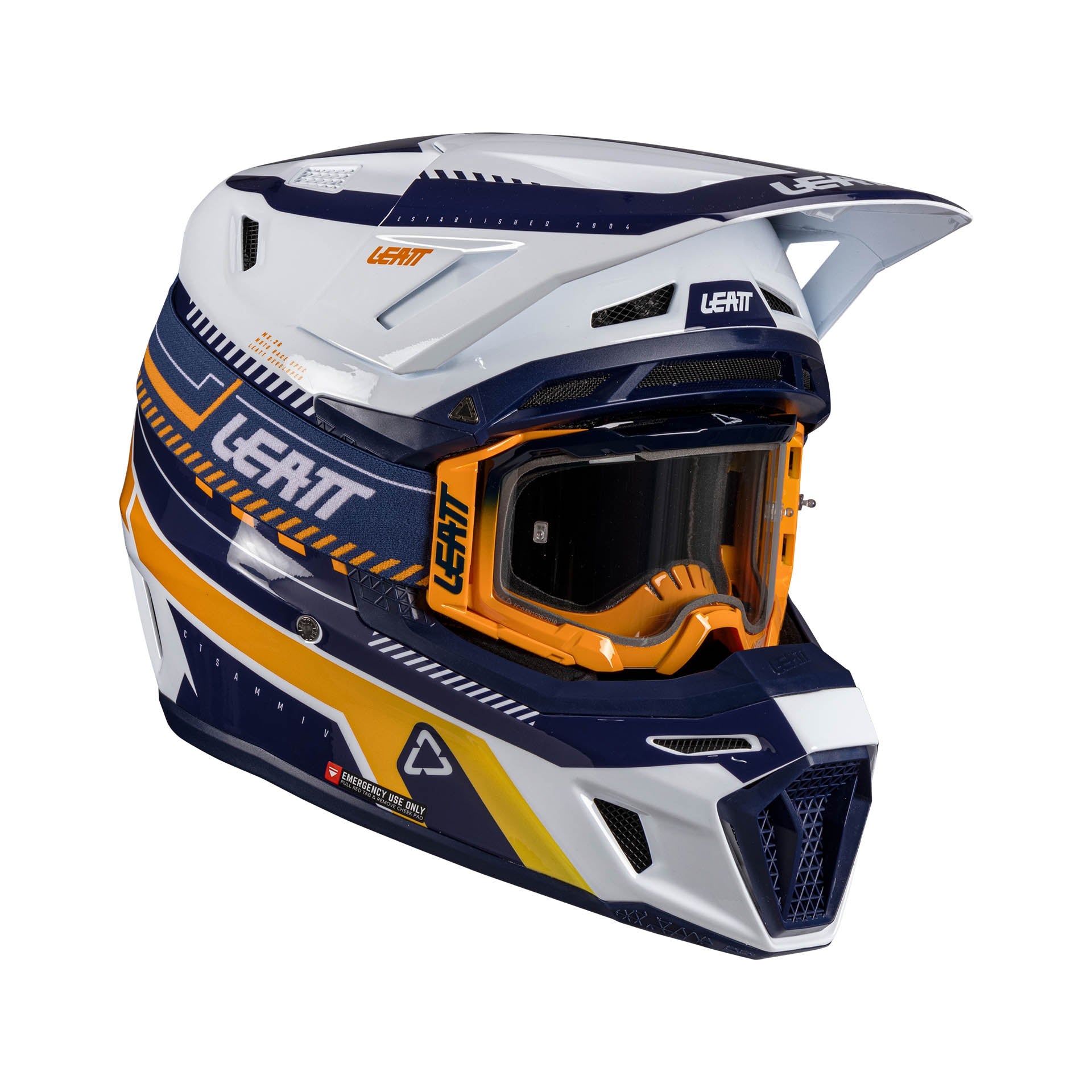 Casco Kit Moto 8.5 con Gafas Velocity 5.5