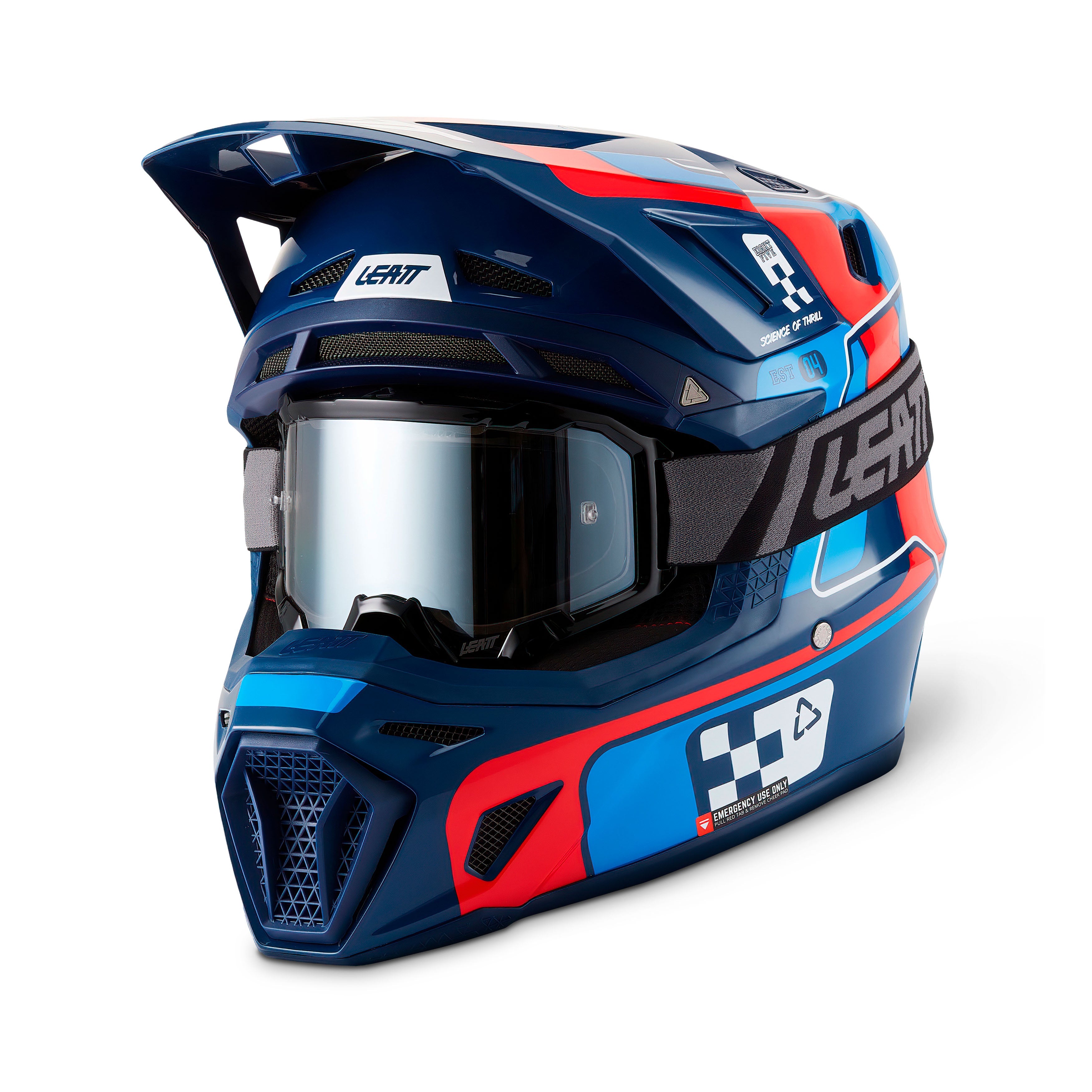 Casco Kit Moto 8.5 con Gafas Velocity