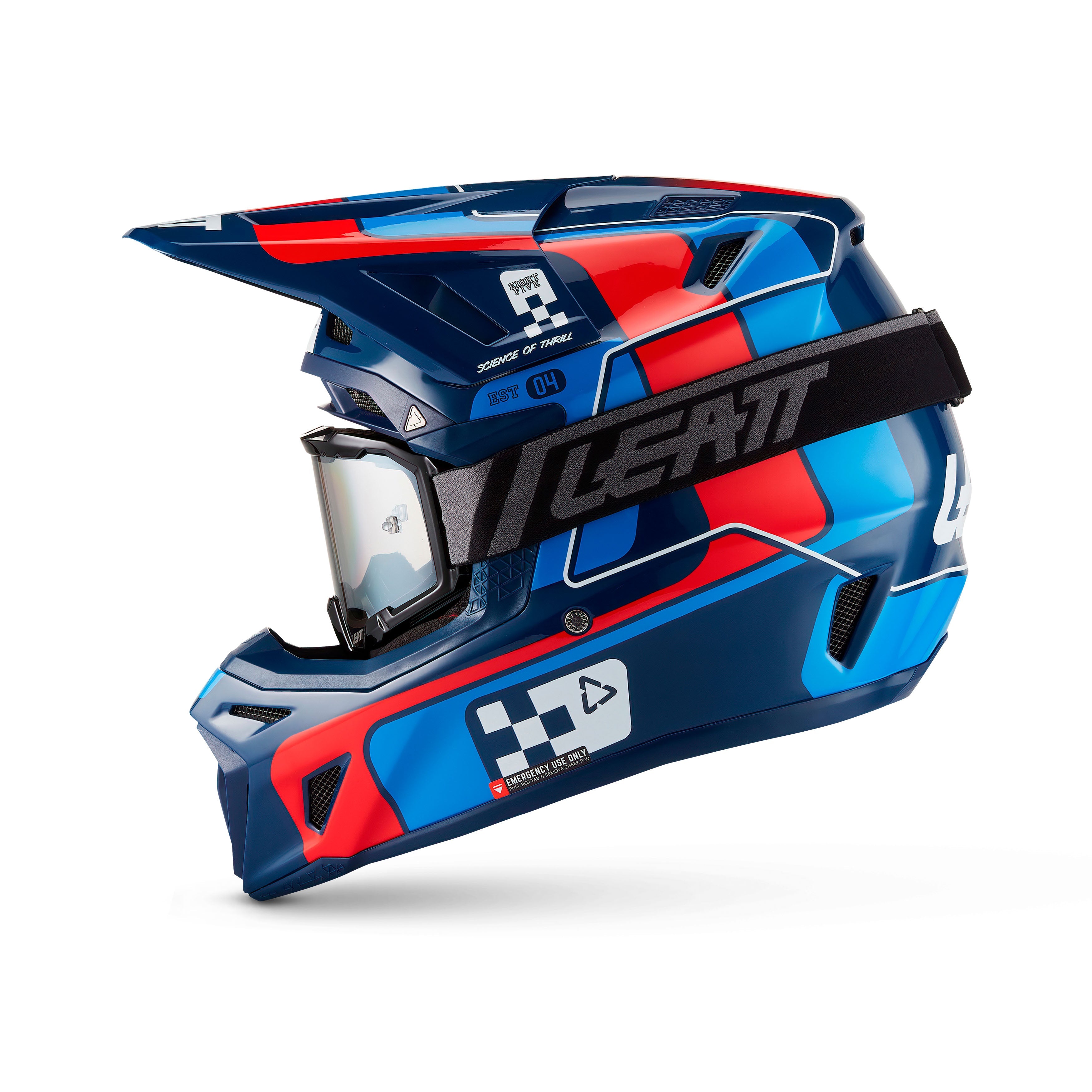 Casco Kit Moto 8.5 con Gafas Velocity