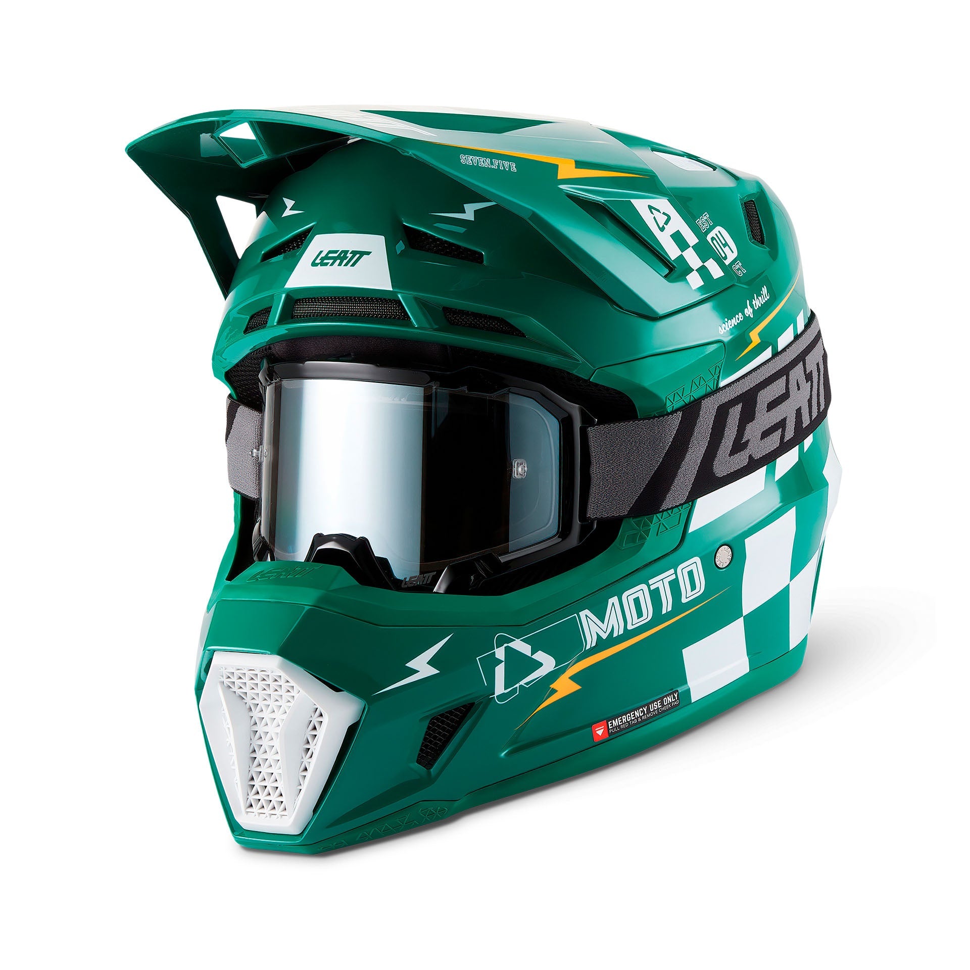 Casco Kit Moto 7.5 con Gafas Velocity