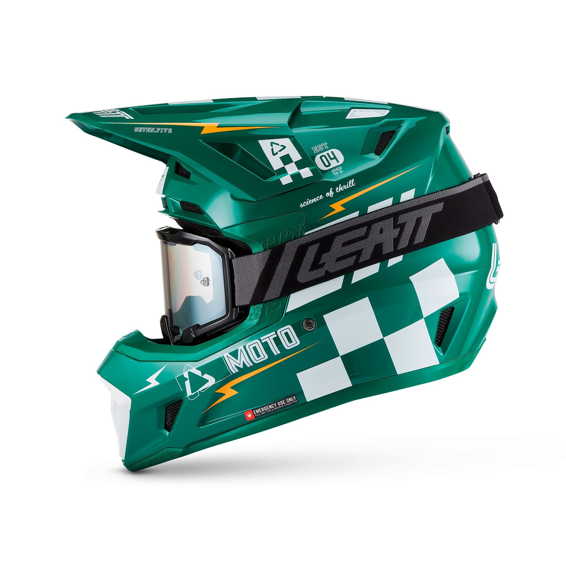 Casco Kit Moto 7.5 con Gafas Velocity