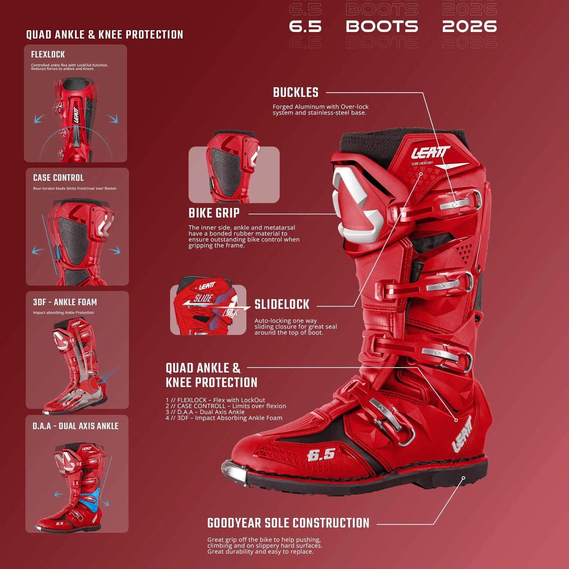 Botas Moto 6.5