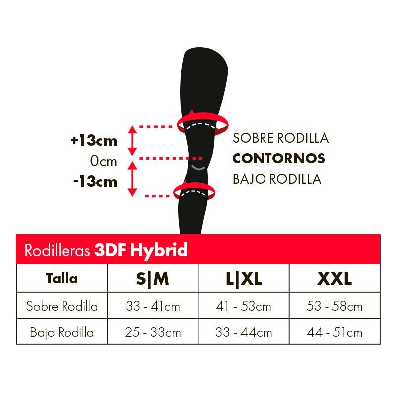 Rodilleras 3DF Hybrid