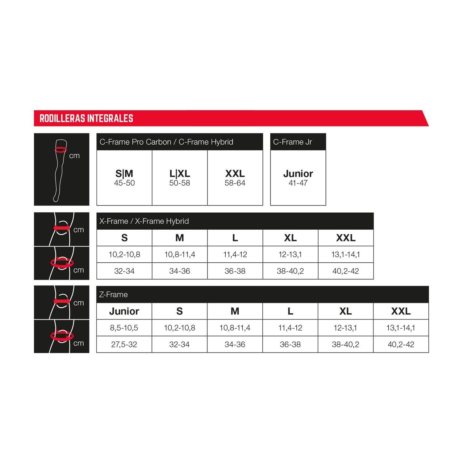 Rodilleras Integrales Z-Frame