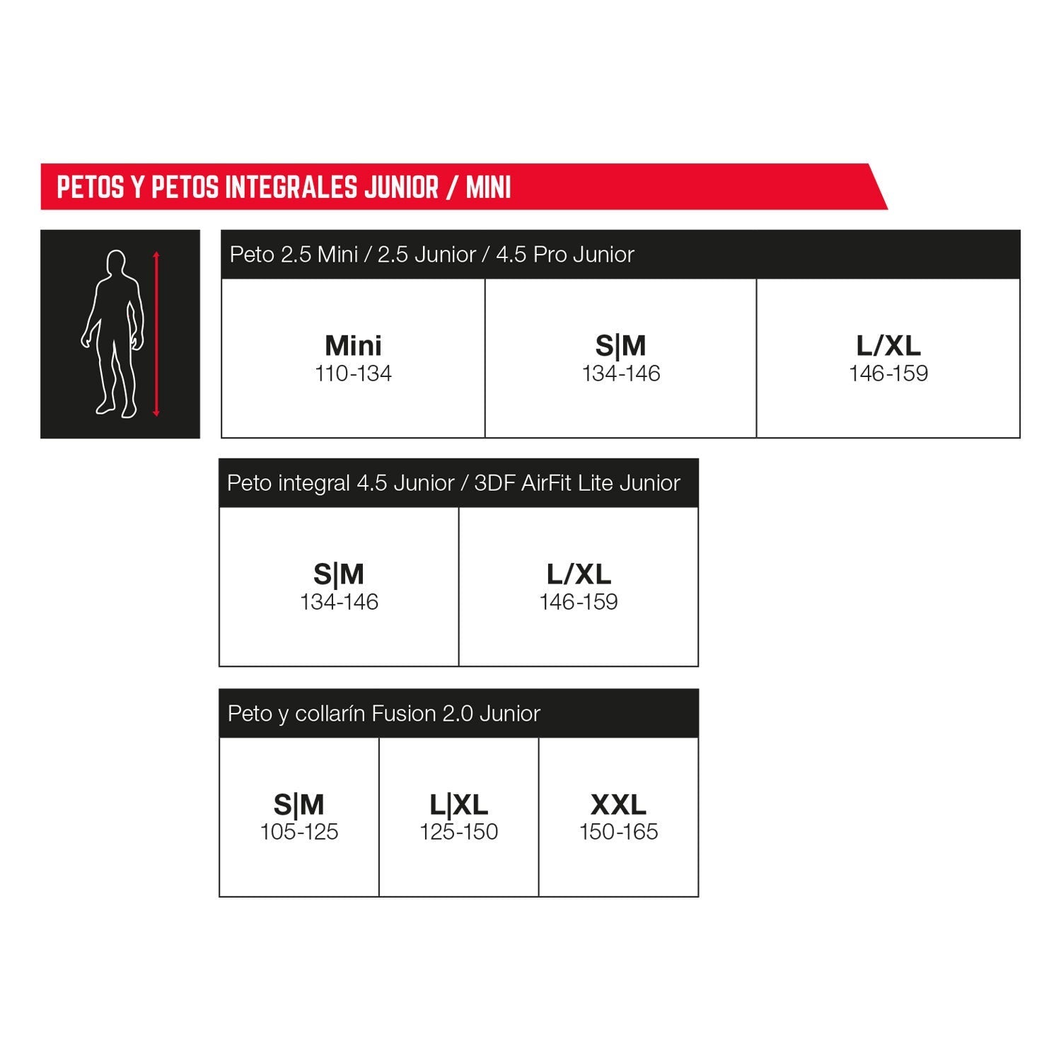 Peto Integral 3DF AirFit Lite Evo Junior