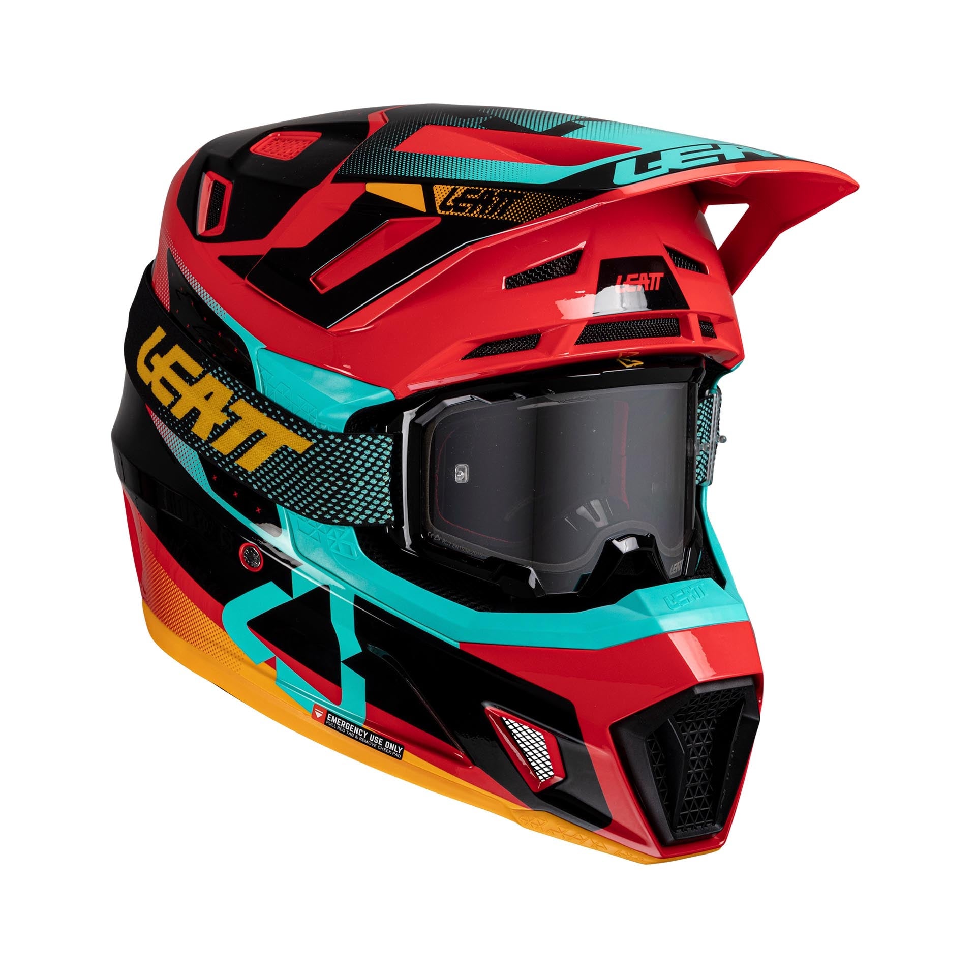 Casco Kit Moto 7.5 con Gafas Velocity 4.5 V25