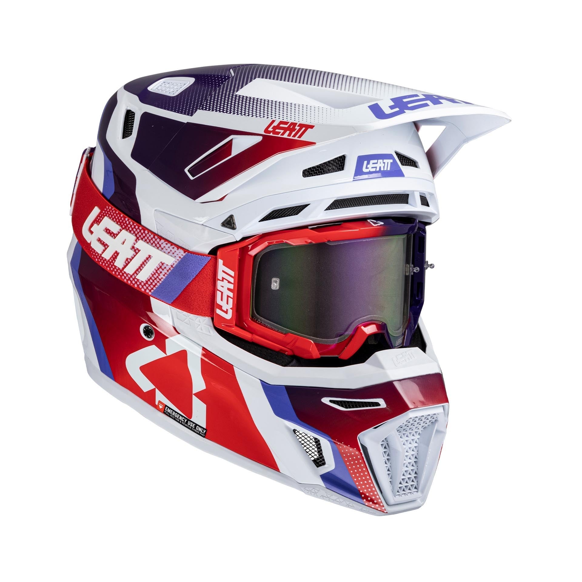 Casco Kit Moto 8.5 con Gafas Velocity 5.5 V25