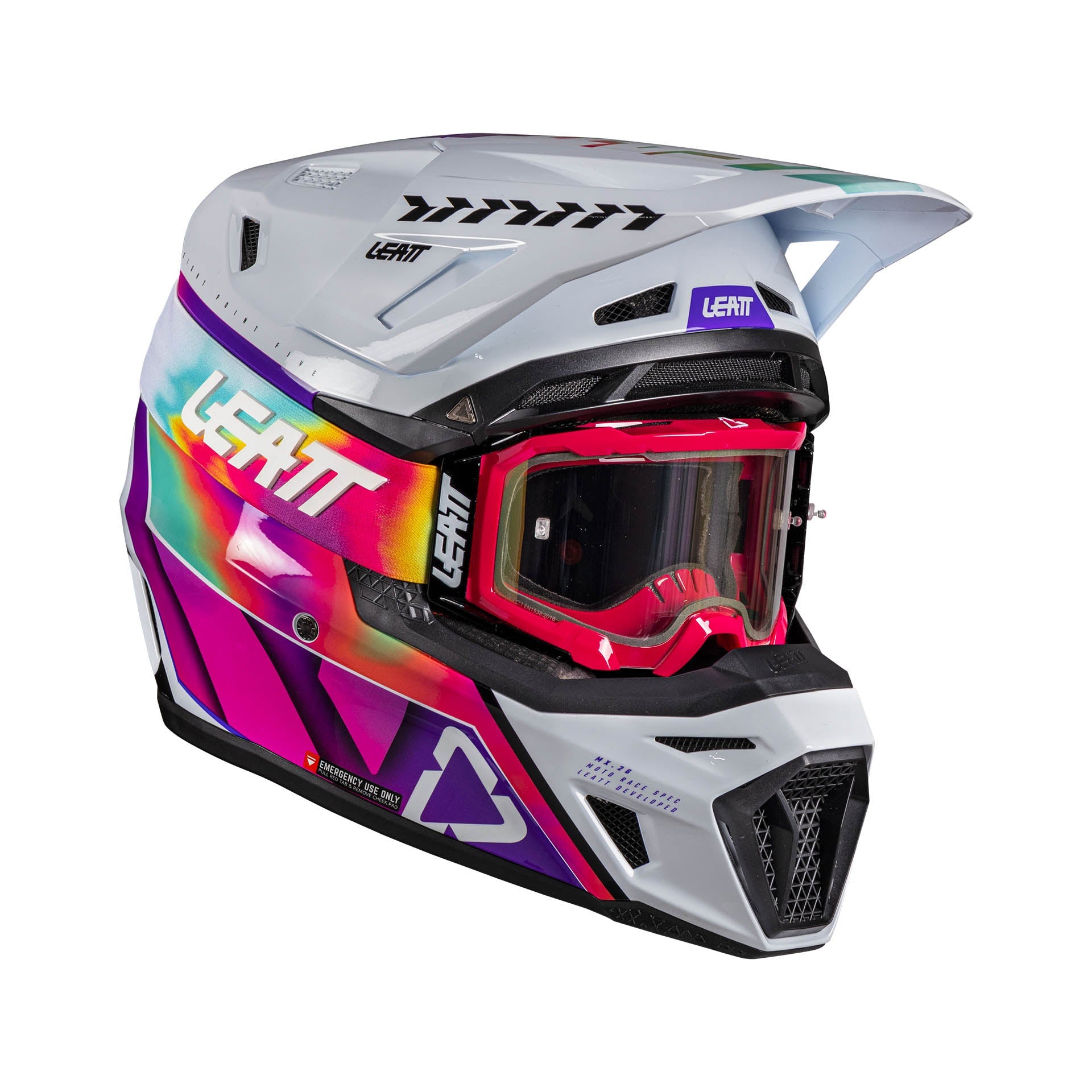 Casco Kit Moto 8.5 con Gafas Velocity 5.5
