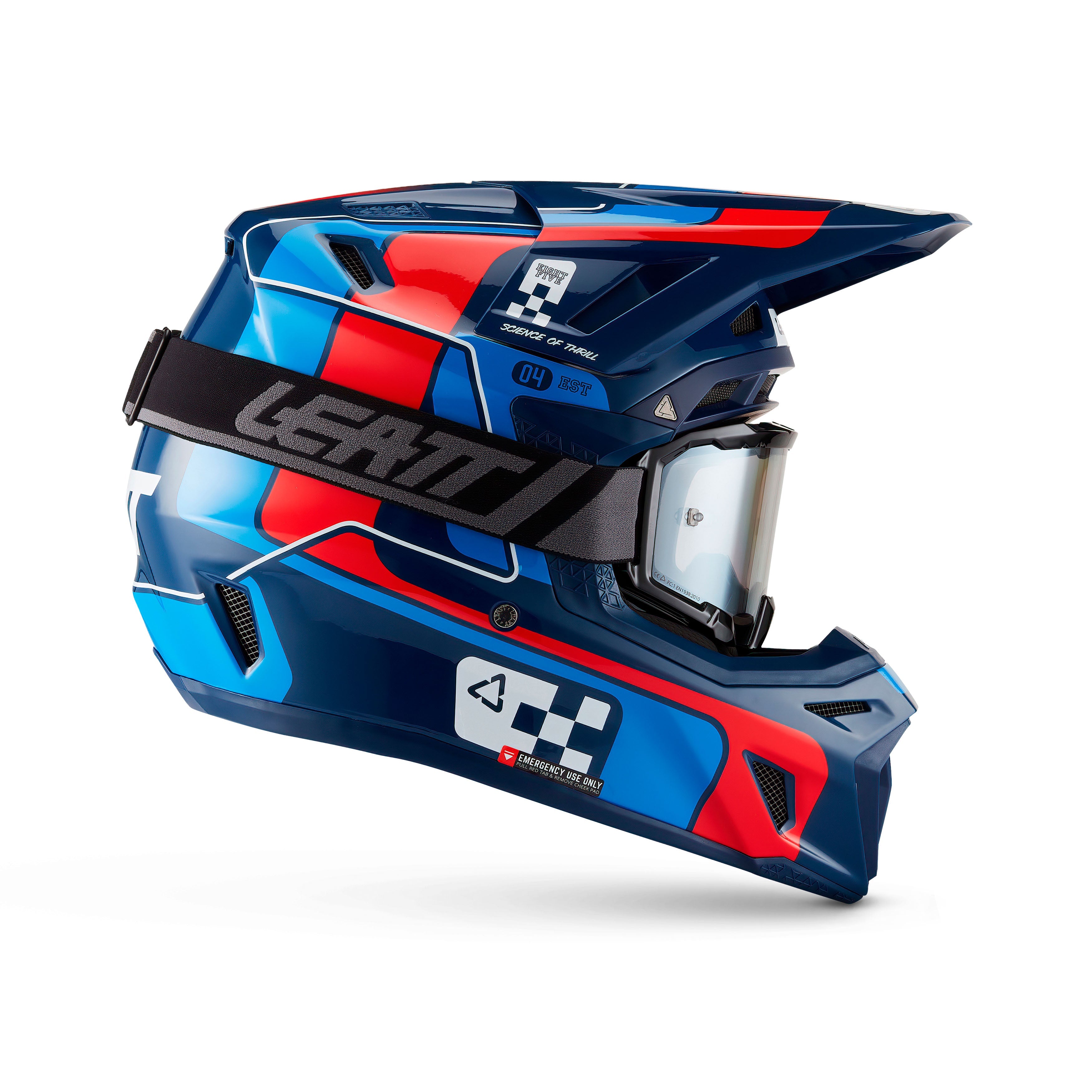 Casco Kit Moto 8.5 con Gafas Velocity