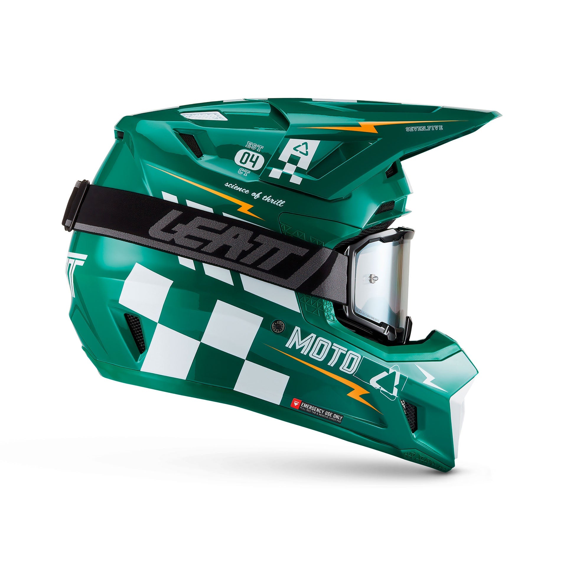 Casco Kit Moto 7.5 con Gafas Velocity