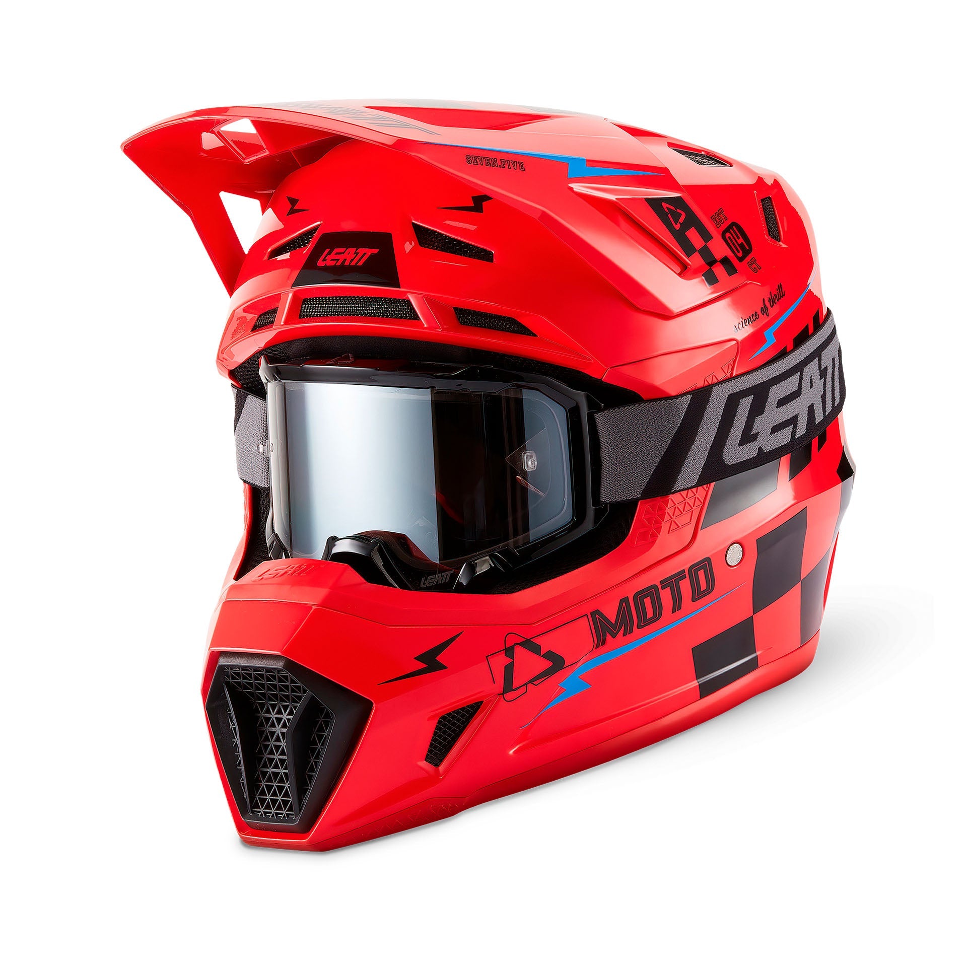 Casco Kit Moto 7.5 con Gafas Velocity