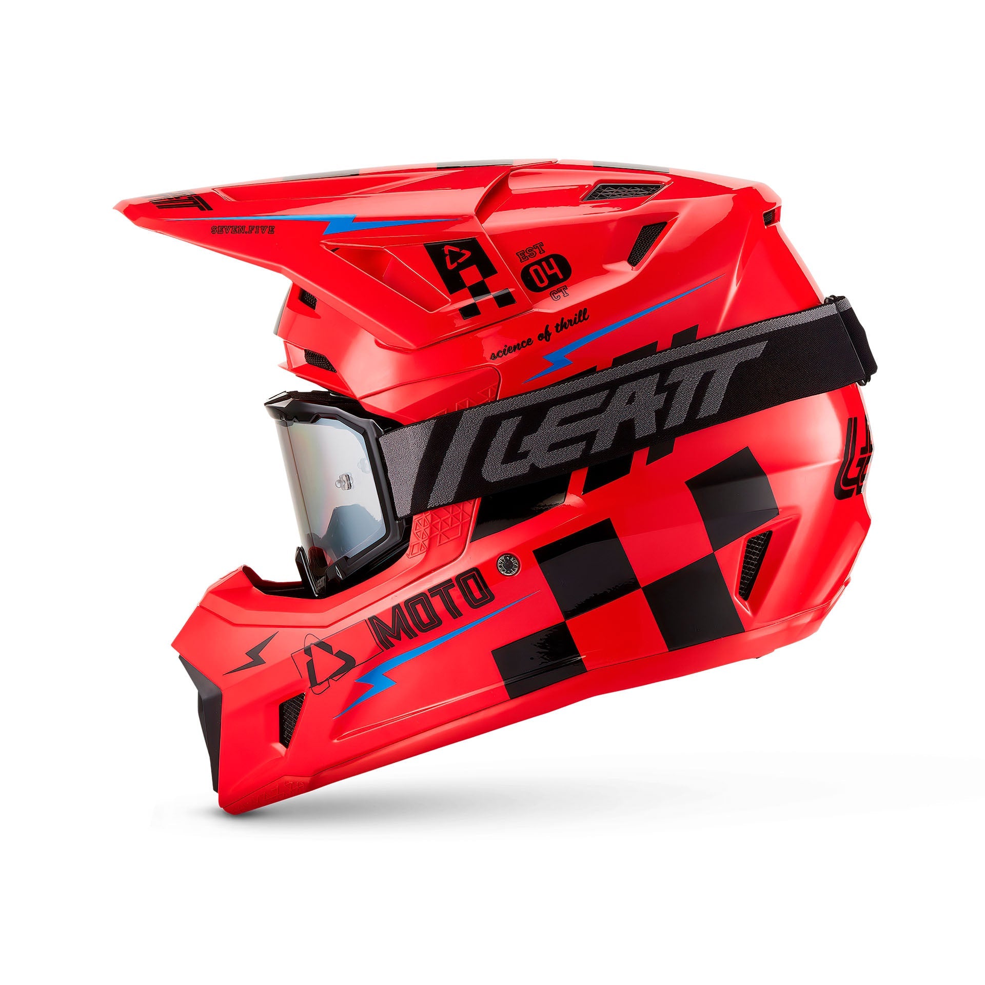 Casco Kit Moto 7.5 con Gafas Velocity