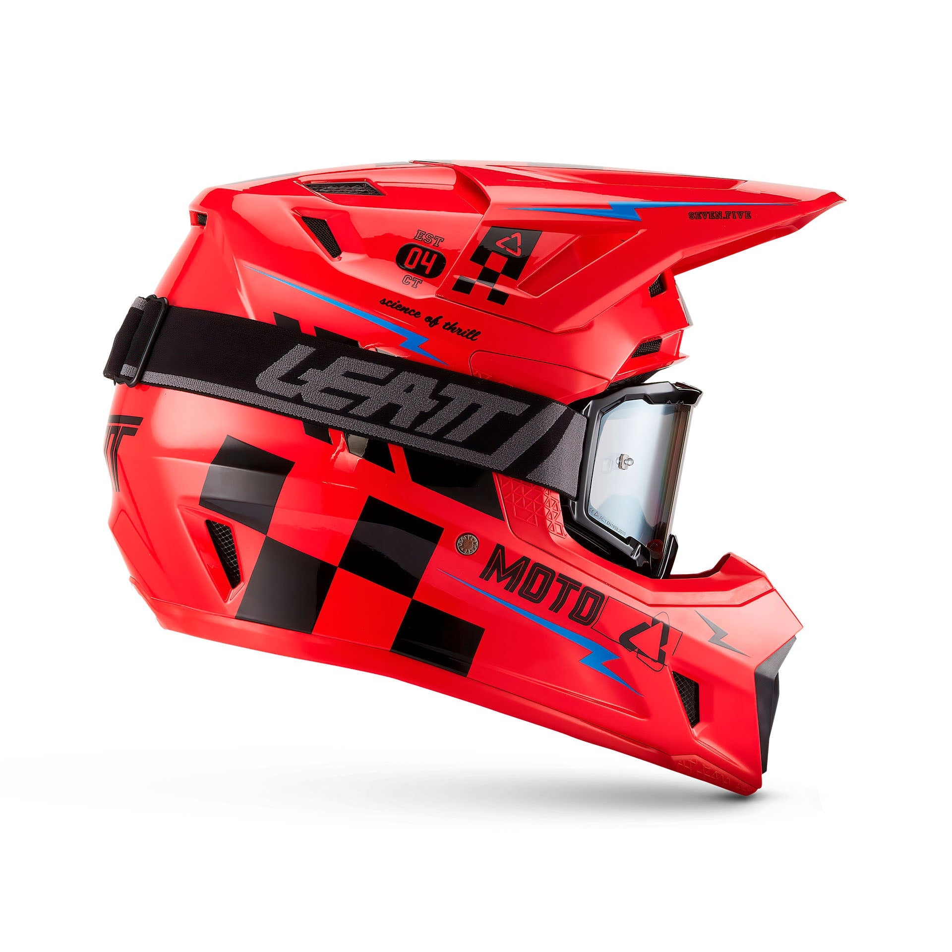 Casco Kit Moto 7.5 con Gafas Velocity