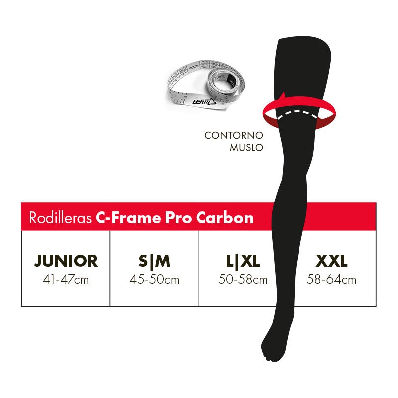 Rodilleras Integrales C-Frame Pro Carbon