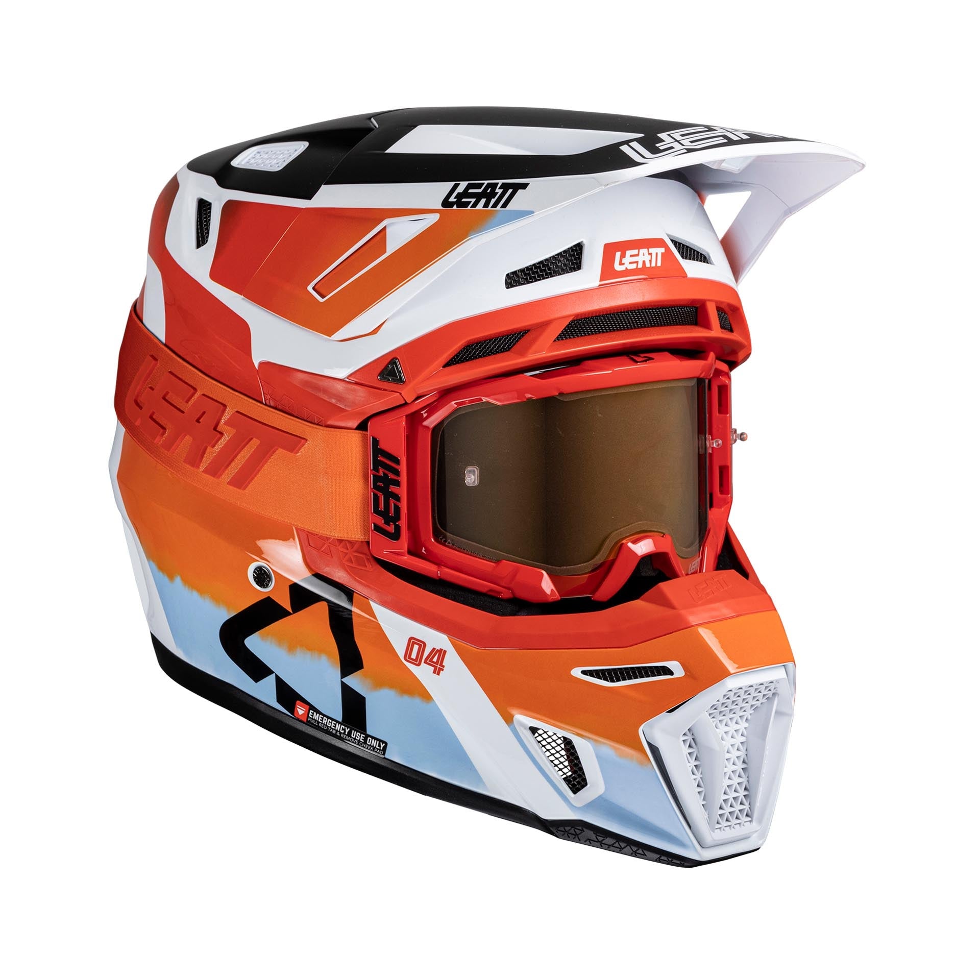 Casco Kit Moto 8.5 con Gafas Velocity 5.5 V25